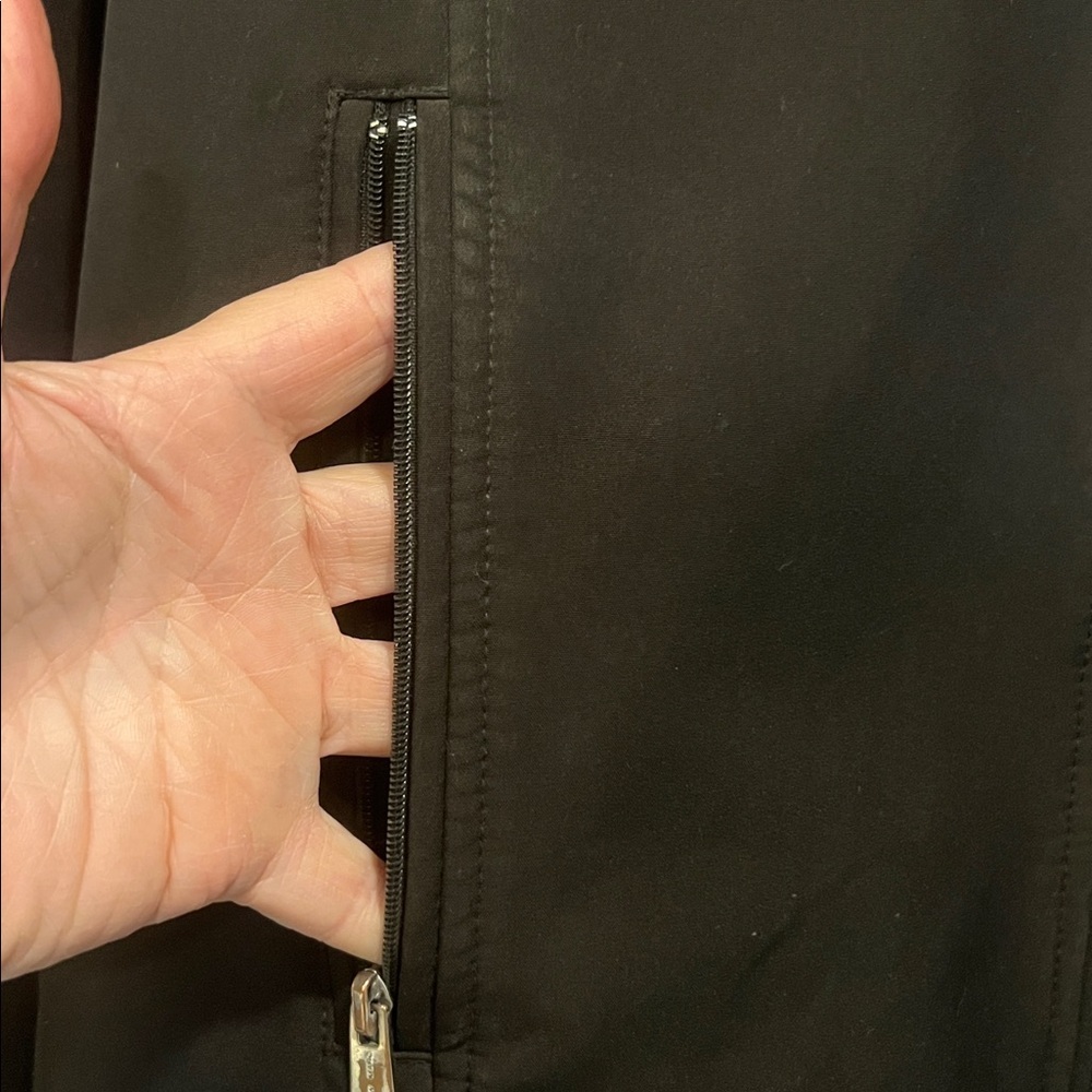 Andrew Marc Black Water Repellent Coat Sz XL - Picture 4 of 9